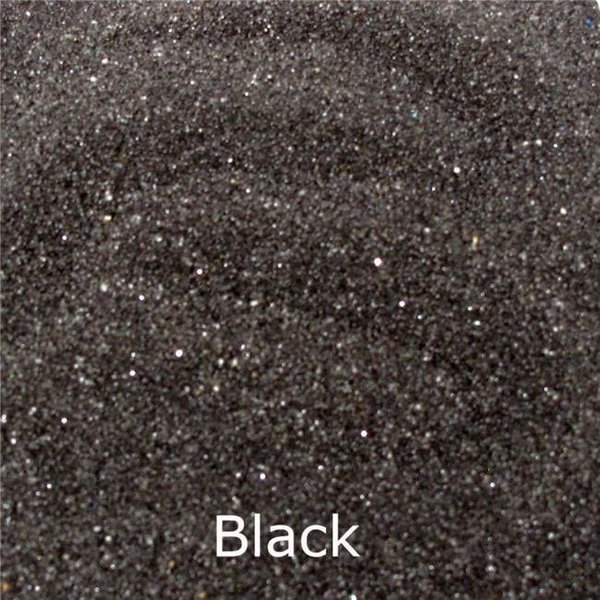 Scenic Sand Scenic Sand 514-38 25 lbs Activa Bag of Bulk Colored Sand; Black 514-38